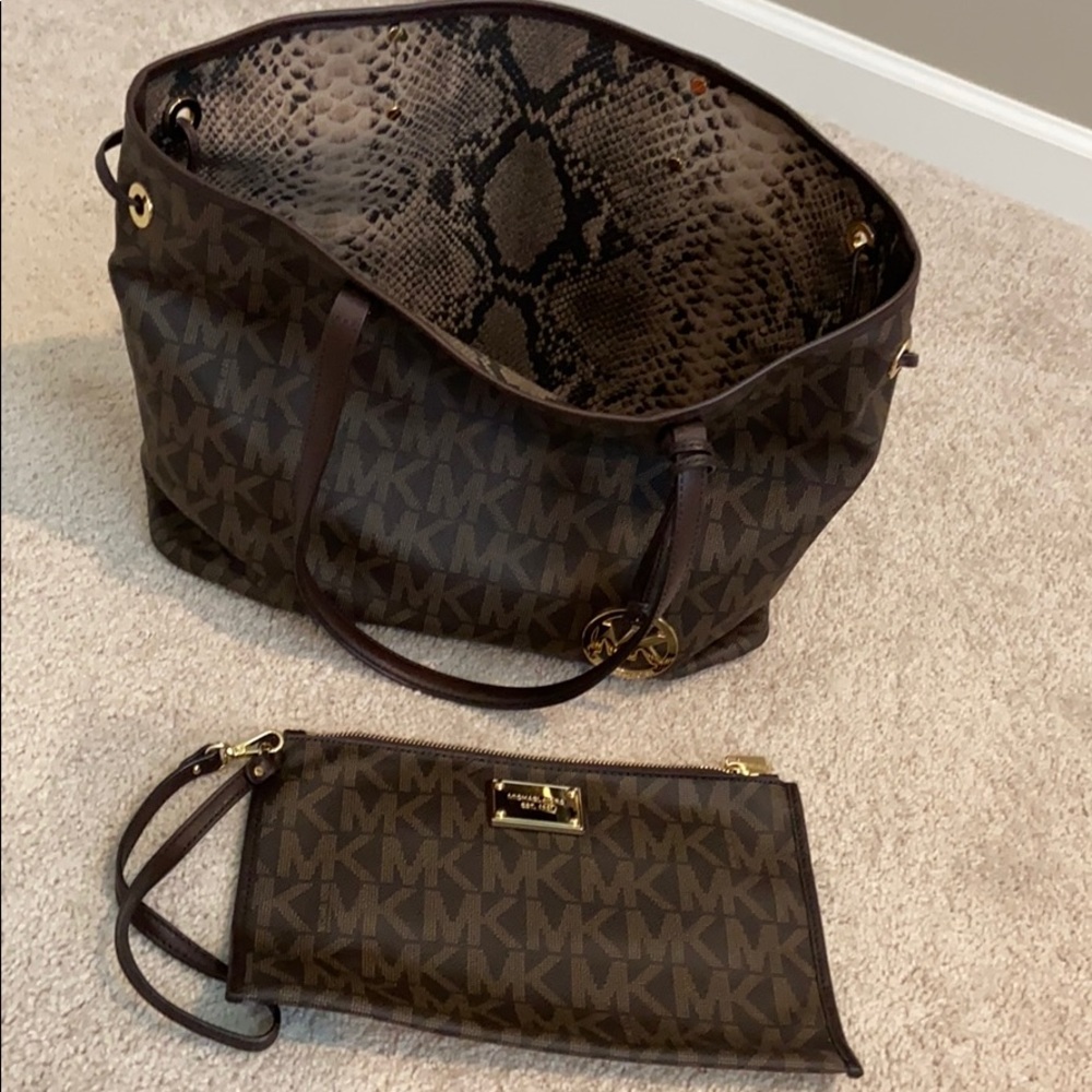 Michael Kors reversible tote